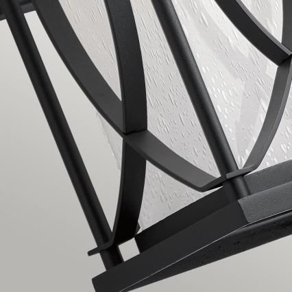 Quintiesse - Buitenwandlamp ASHBERN M 1xE27/60W/230V IP44 zwart