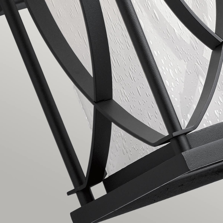 Quintiesse - Buitenwandlamp ASHBERN M 1xE27/60W/230V IP44 zwart