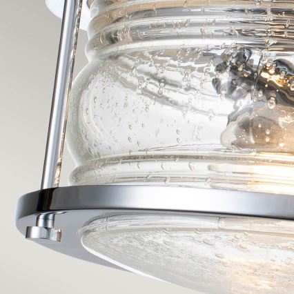 Quintiesse - Plafondlamp voor badkamer ASHLAND 2xE27/60W/230V Ø 30,5 cm IP44 glanzend chroom