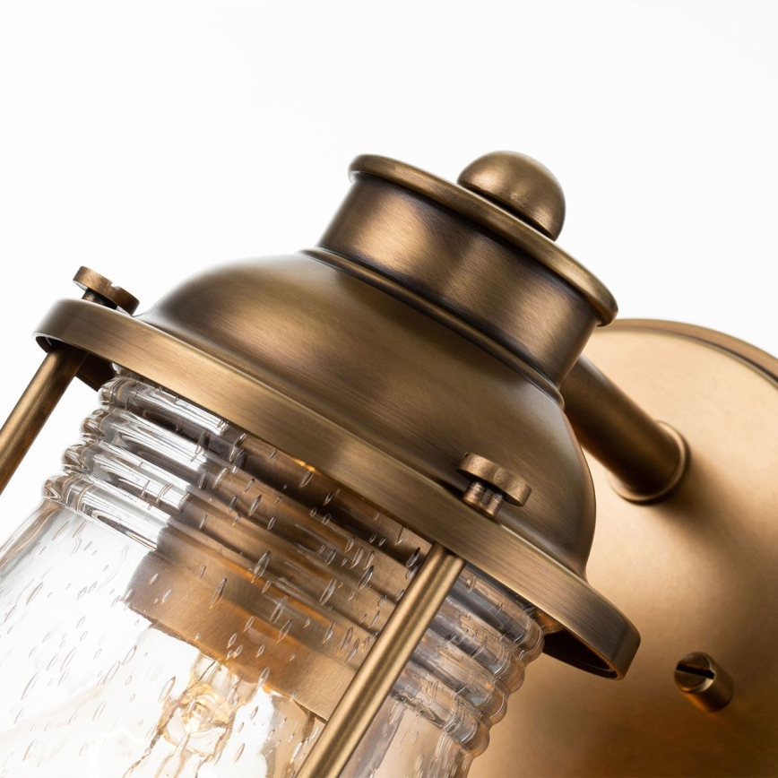 Quintiesse - Buitenwandlamp ASHLAND BAY 1xE27/60W/230V IP44 bronskleurig