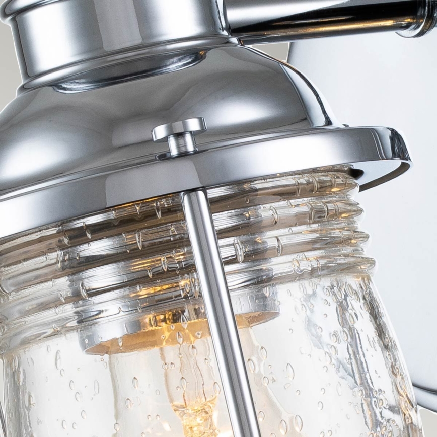 Quintiesse - Buitenmuurlamp ASHLAND BAY 1xE27/60W/230V IP44 glanzend chroom