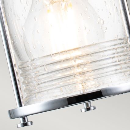Quintiesse - Buitenwandlamp ASHLAND BAY 2xE27/60W/230V IP44 glanzend chroom