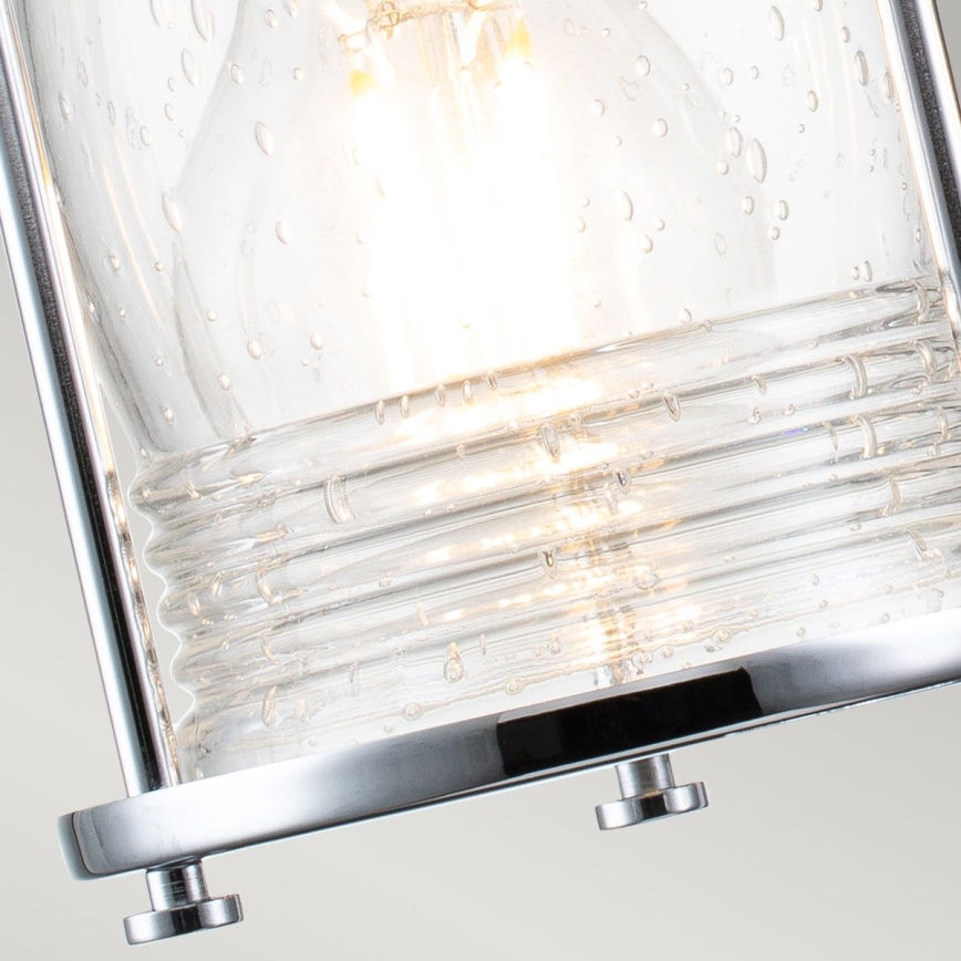 Quintiesse - Buitenwandlamp ASHLAND BAY 2xE27/60W/230V IP44 glanzend chroom