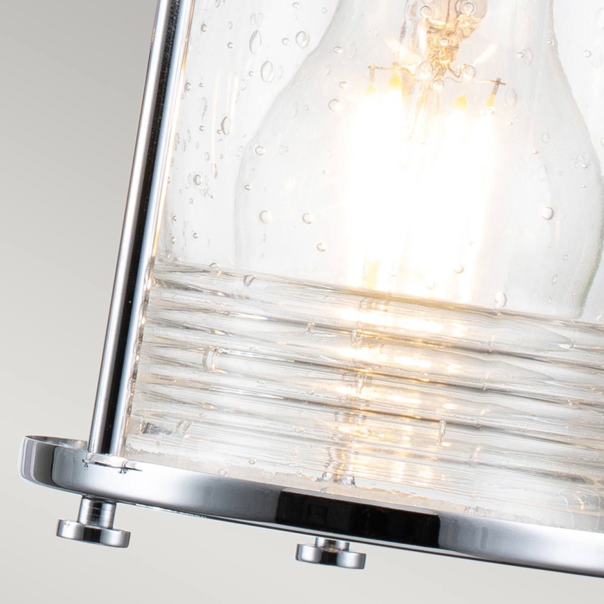 Quintiesse - Buitenwandlamp ASHLAND BAY 3xE27/60W/230V IP44 glanzend chroom