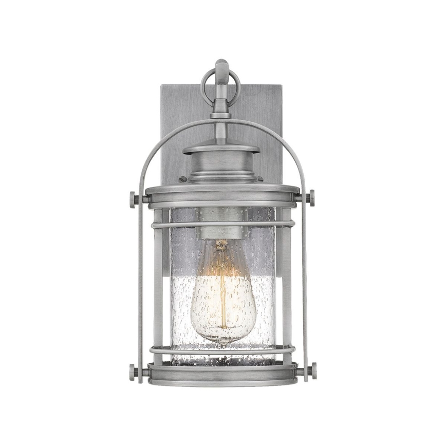 Quintiesse - Buitenwandlamp BOOKER S 1xE27/60W/230V IP44 mat chroom