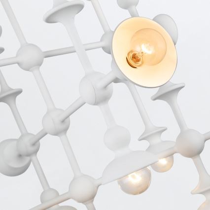 Quintiesse - Kroonluchter met stang CADENCE 18xE14/40W/230V, wit