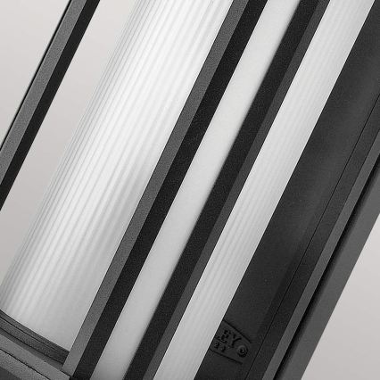 Quintiesse - Buitenwandlamp CASTELLE M 1xE27/60W/230V IP44 zwart