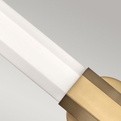 Quintiesse - LED-wandlamp voor de badkamer FACET 2xLED/12W/230V IP44 goudkleurig