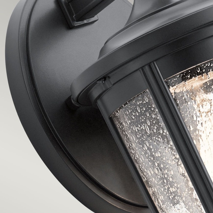 Quintiesse - Buitenwandlamp FAIRFIELD M 1xE27/60W/230V IP44 zwart