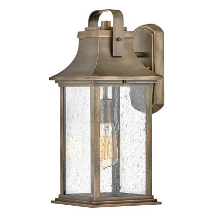Quintiesse - Buitenwandlamp GRANT M 1xE27/60W/230V IP44 brons