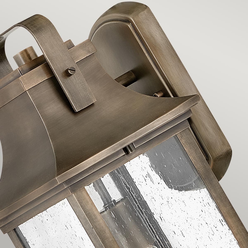 Quintiesse - Buitenwandlamp GRANT M 1xE27/60W/230V IP44 brons