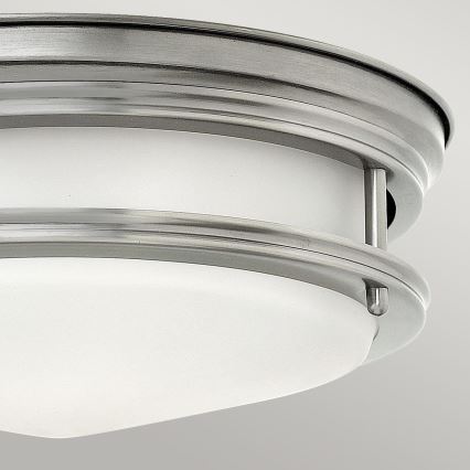 Quintiesse - Buitenplafondlamp HADRIAN 2xE27/40W/230V Ø 30,5 cm IP44 mat chroom
