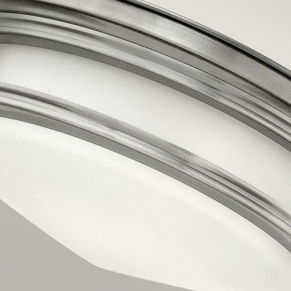 Quintiesse - Buitenplafondlamp HADRIAN 2xE27/40W/230V Ø 30,5 cm IP44 mat chroom