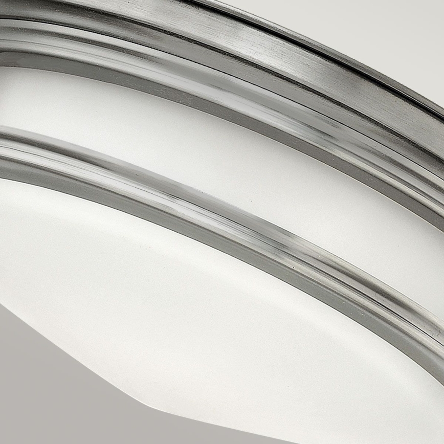 Quintiesse - Buitenplafondlamp HADRIAN 2xE27/40W/230V Ø 30,5 cm IP44 mat chroom