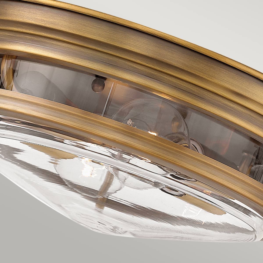 Quintiesse - Buitenplafondlamp HADRIAN 2xE27/40W/230V Ø 30,5 cm IP44 brons