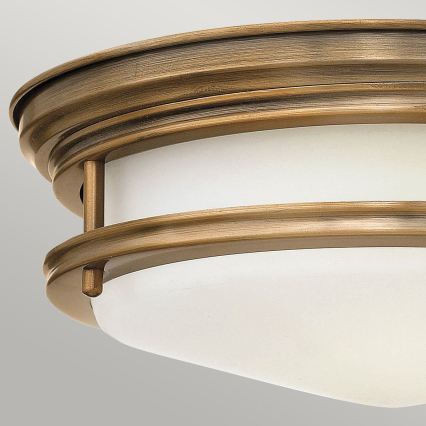 Quintiesse - Buitenplafondlamp HADRIAN 2xE27/40W/230V Ø 30,5 cm IP44 bronskleurig