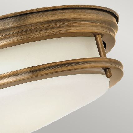 Quintiesse - Buitenplafondlamp HADRIAN 2xE27/40W/230V Ø 30,5 cm IP44 bronskleurig