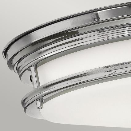 Quintiesse - Buitenplafondlamp HADRIAN 2x E27/40W/230V Ø 27,8 cm IP44 glanzend chroom