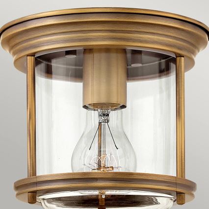Quintiesse - Buitenplafondlamp HADRIAN 1xE27/60W/230V Ø 19,6 cm IP44 brons