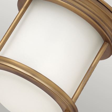 Quintiesse - Buitenplafondlamp HADRIAN 1xE27/60W/230V Ø 16,8 cm IP44 goudkleurig