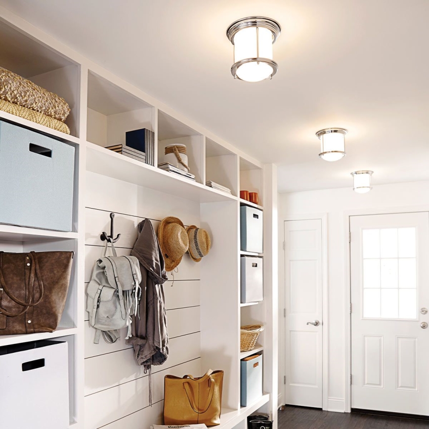 Quintiesse - Weerbestendige plafondlamp voor buiten HADRIAN 1xE27/60W/230V Ø 16,8 cm IP44