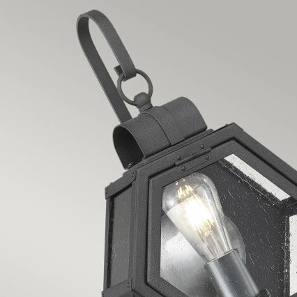 Quintiesse - Buitenwandlamp HEATH S 1xE27/60W/230V IP44 zwart