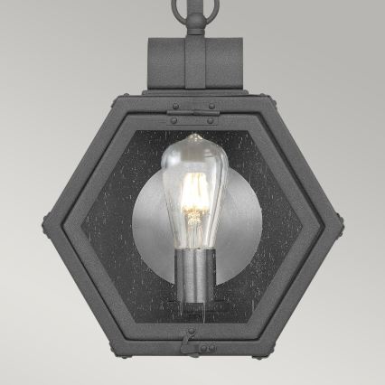 Quintiesse - Buitenwandlamp HEATH S 1xE27/60W/230V IP44 zwart