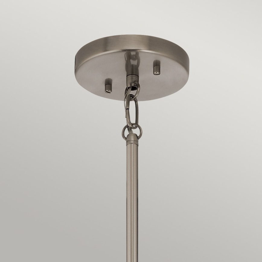 Quintiesse - Hanglamp aan stang KARLEE 3xE14/60W/230V Ø 45,7 cm mat chroom