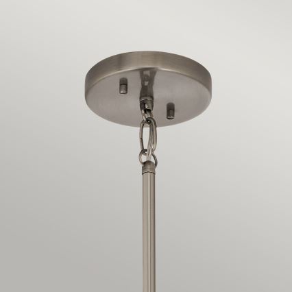 Quintiesse - Hanglamp KARLEE aan stang 5xE14/60W/230V Ø 61 cm mat chroom