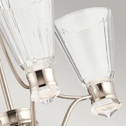 Quintiesse - LED badkamerhanglamp met stang KAYVA LED/24W/230V IP44 glanzend chroom