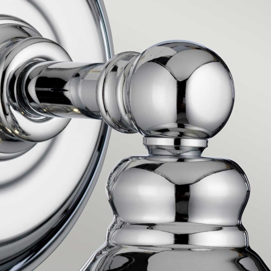 Quintiesse - LED-wandlamp voor de badkamer KEYNES 1xG9/3W/230V IP44 glanzend chroom