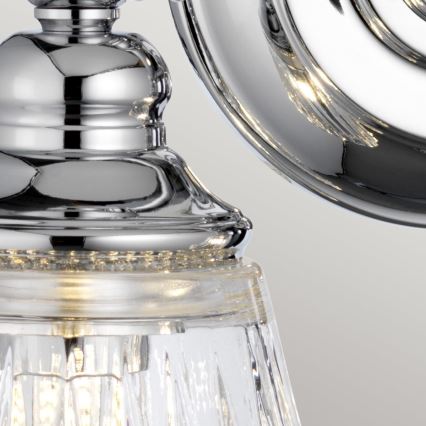 Quintiesse - LED-badkamerwandlamp KEYNES 2xG9/3W/230V IP44 glanzend chroom