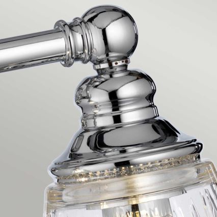 Quintiesse - LED-badkamerwandlamp KEYNES 2xG9/3W/230V IP44 glanzend chroom