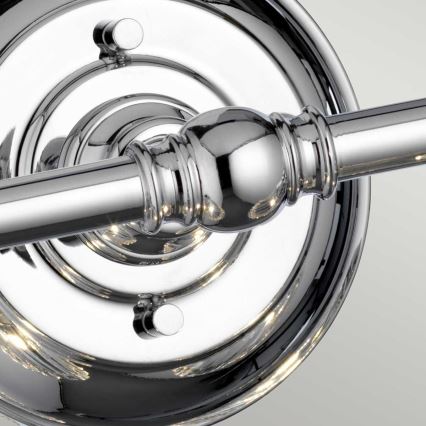 Quintiesse - LED-badkamerwandlamp KEYNES 2xG9/3W/230V IP44 glanzend chroom