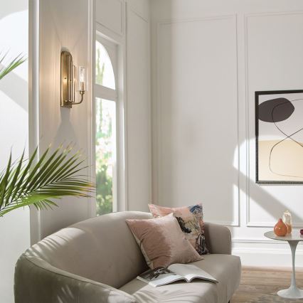 Quintiesse - Wandlamp KIMROSE 1xE14/40W/230V goudkleurig