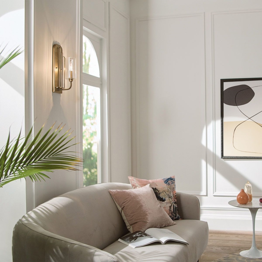 Quintiesse - Wandlamp KIMROSE 1xE14/40W/230V goudkleurig