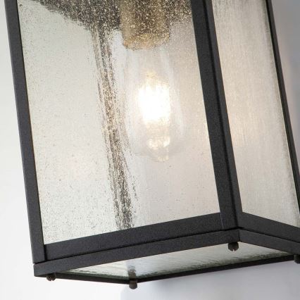 Quintiesse - Buitenwandlamp LAHDEN M 1xE27/60W/230V IP44 zwart/goud