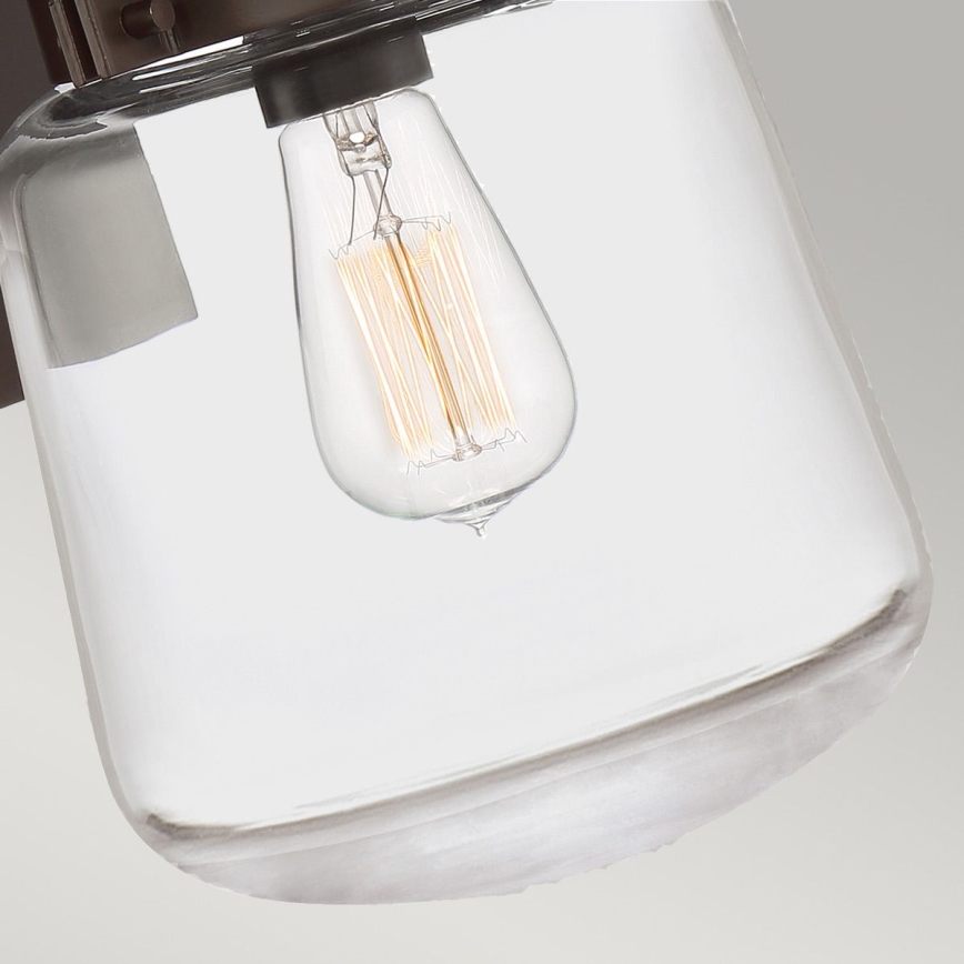 Quintiesse - Buitenmuurlamp LASALLE M 1xE27/60W/230V IP44 bronskleurig