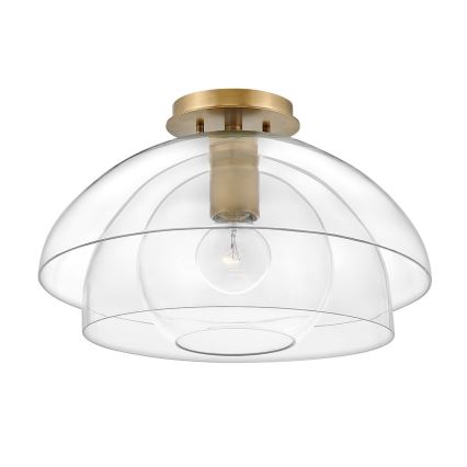 Quintiesse - Hanglamp met stang LOTUS 1xE27/60W/230V Ø 40,7 cm goudkleurig