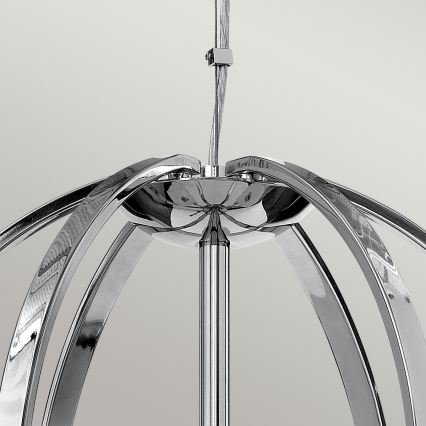 Quintiesse - LED-hanglamp aan kabel MONDO 3xG9/3W/230V Ø 45,7 cm glanzend chroom