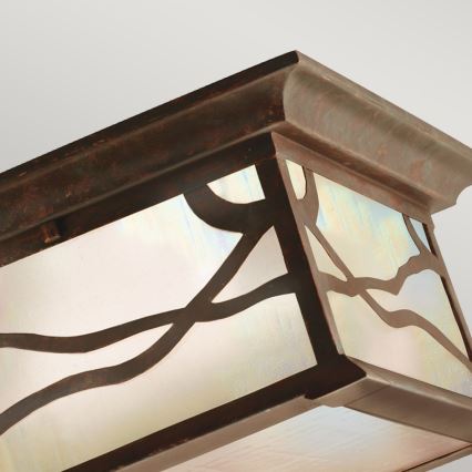 Quintiesse - Buitenplafondlamp MORRIS 2xE27/60W/230V IP44 brons