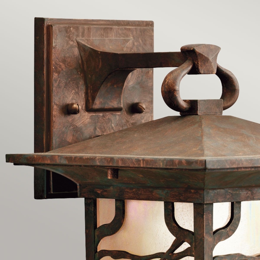 Quintiesse - Buitenmuurlamp MORRIS M 1xE27/60W/230V IP44 brons