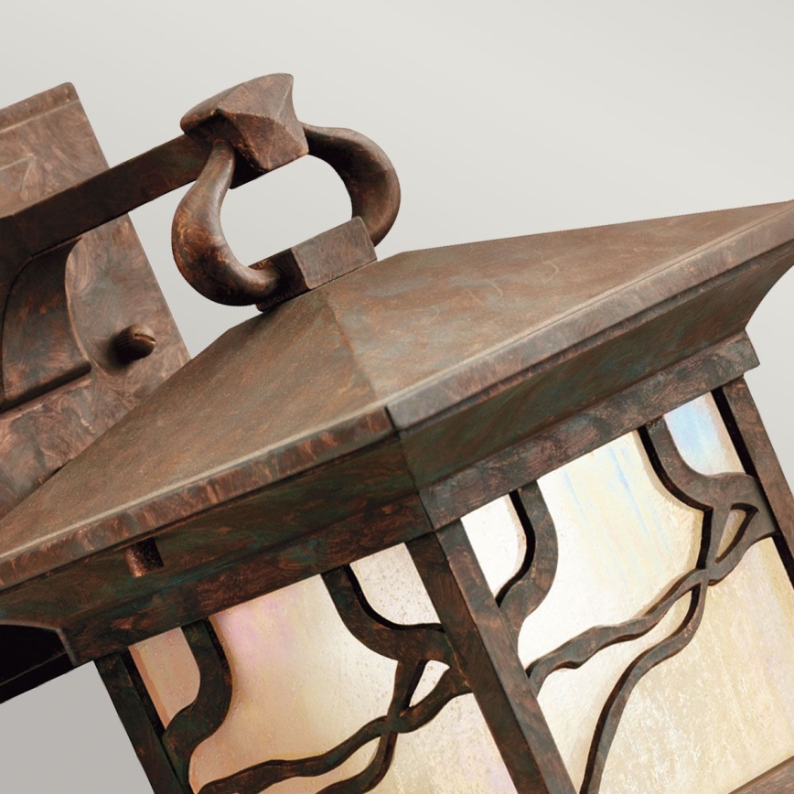 Quintiesse - Buitenmuurlamp MORRIS M 1xE27/60W/230V IP44 brons