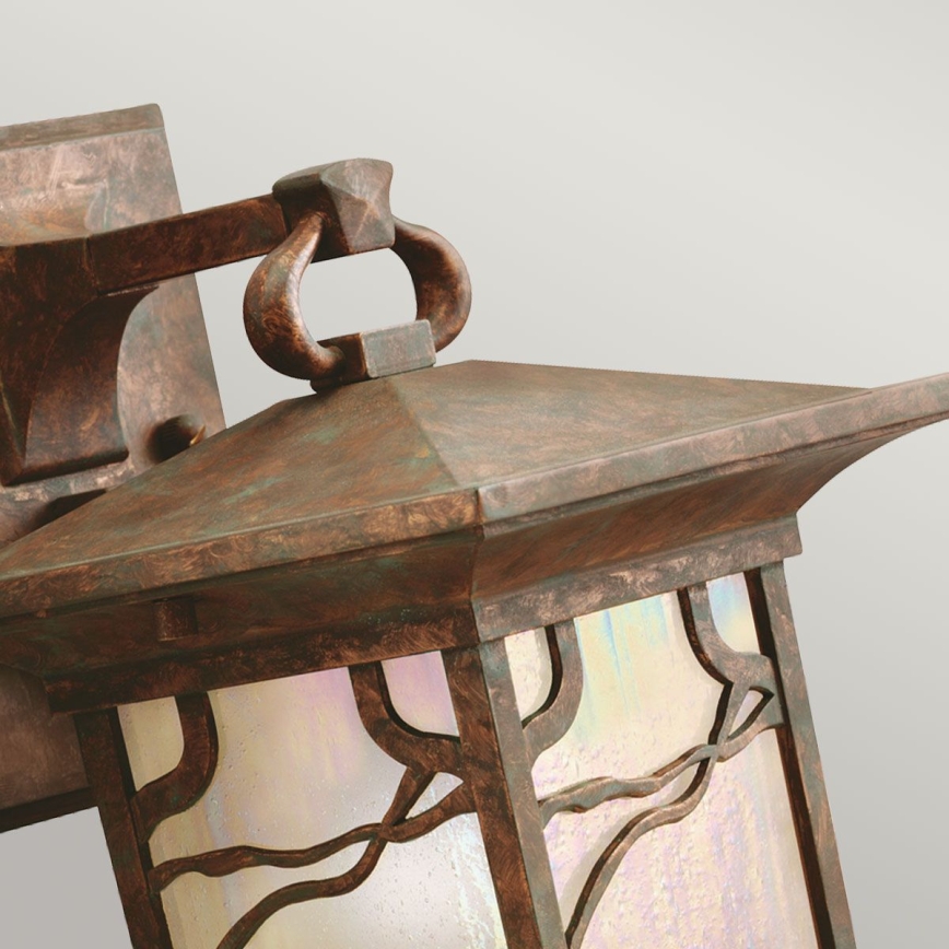 Quintiesse - Buitenwandlamp MORRIS S 1xE27/60W/230V IP44 bronskleurig