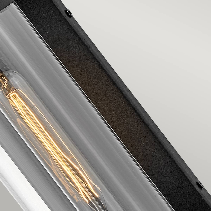 Quintiesse - Buitenwandlamp PEARSON M 1xE27/60W/230V IP44 zwart