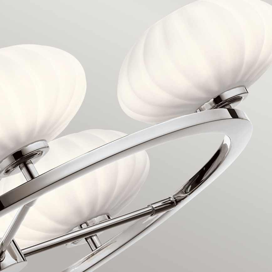 Quintiesse - LED-badkamerlamp met stang PIM 5xG9/3W/230V Ø 71,1 cm IP44 glanzend chroom