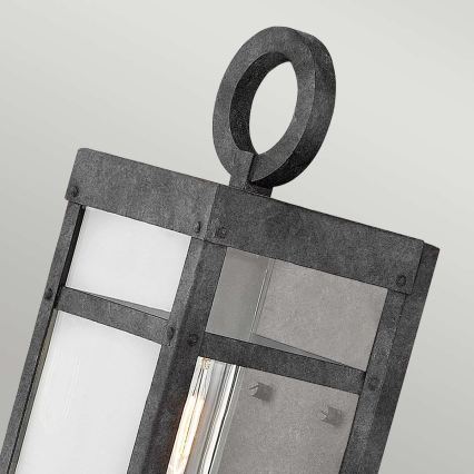 Quintiesse - Buitenwandlamp PORTER M 1xE27/60W/230V IP44 zwart