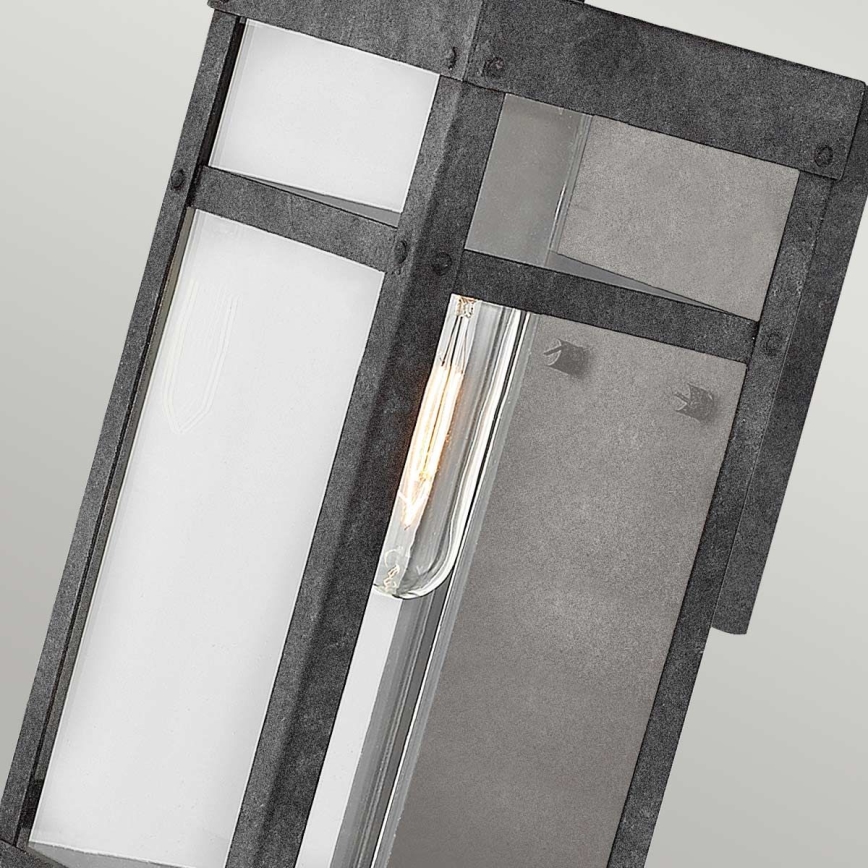 Quintiesse - Buitenwandlamp PORTER M 1xE27/60W/230V IP44 zwart