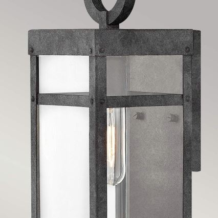 Quintiesse - Buitenwandlamp PORTER M 1xE27/60W/230V IP44 zwart
