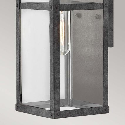 Quintiesse - Buitenwandlamp PORTER S 1xE27/60W/230V IP44 zwart